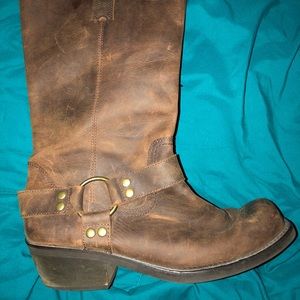 Geniune leather brown boots